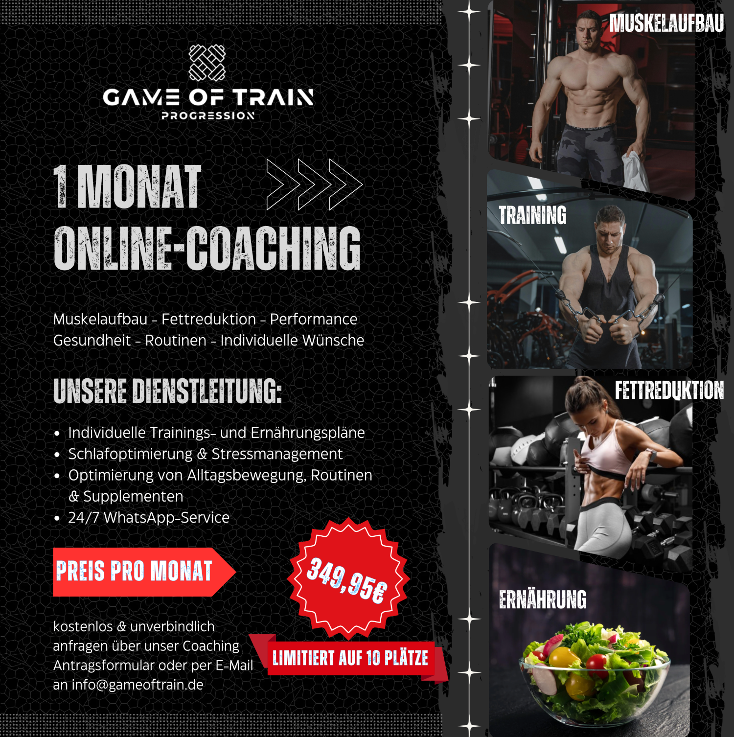 Game of Train 1 Monat Online-Coaching