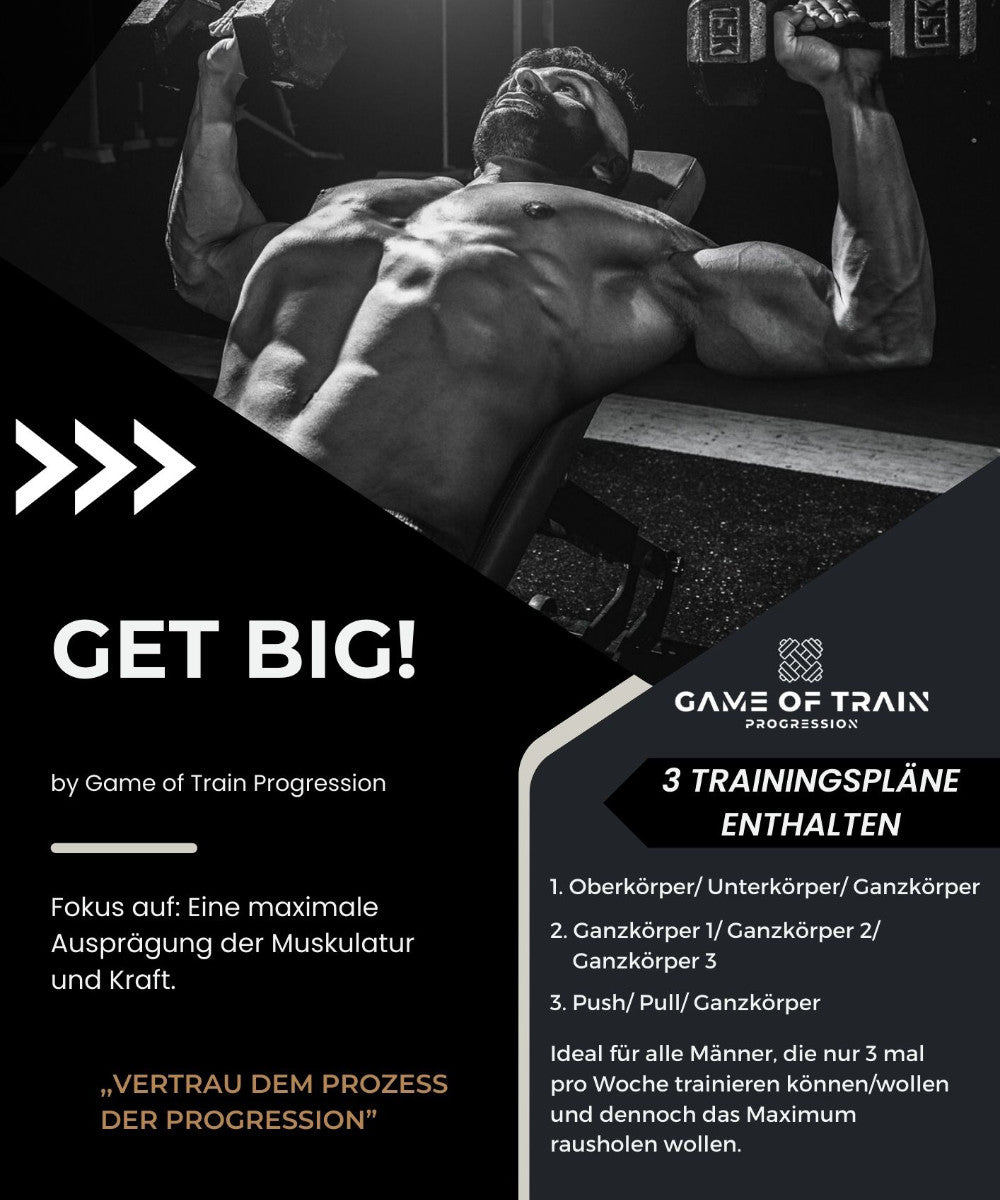 Game of Train Progression Trainingspläne für Männer