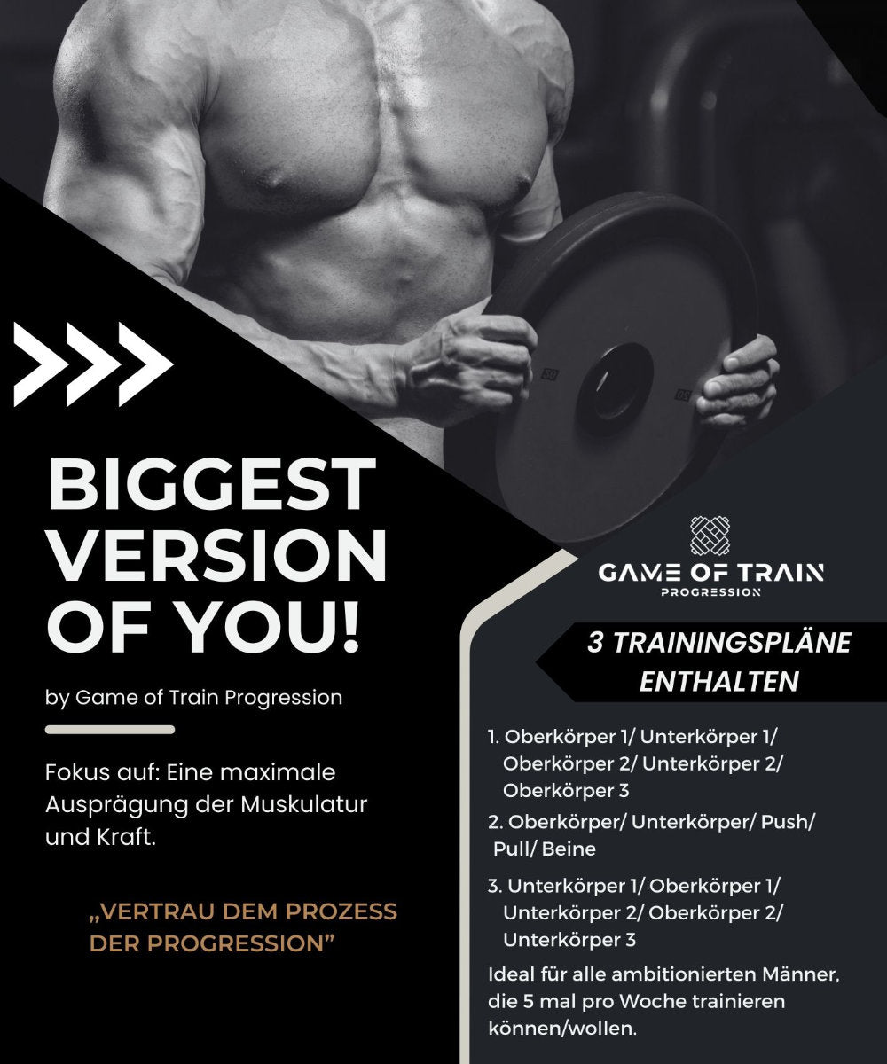 Game of Train Progression Trainingspläne für Männer