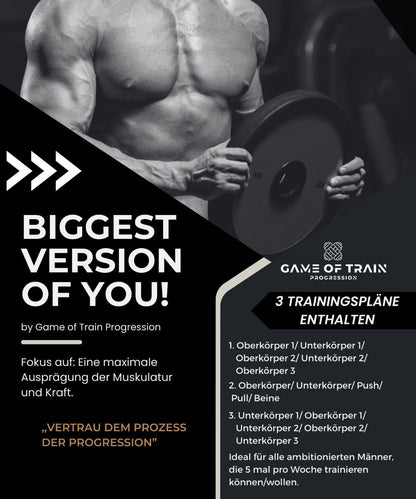 Game of Train Progression Trainingspläne für Männer